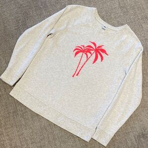 Old Navy Palm Tree French Terry Crewneck